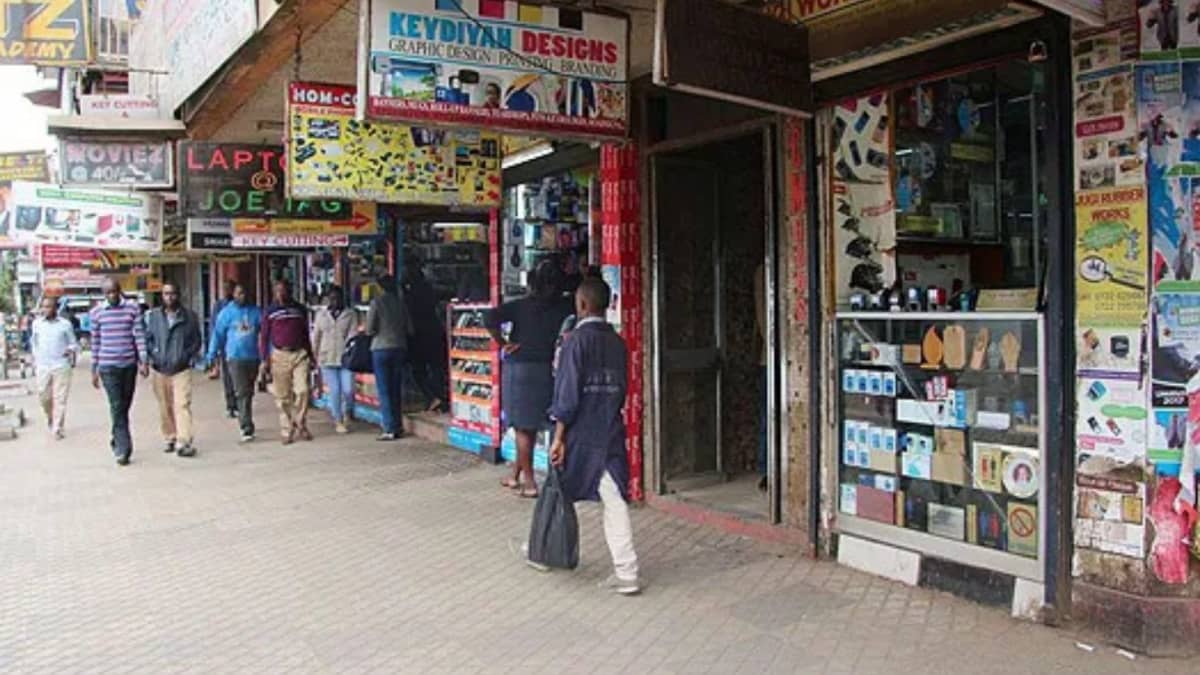 An image of business shops in Nairobi, Kenya. /KENYANS.CO.KE