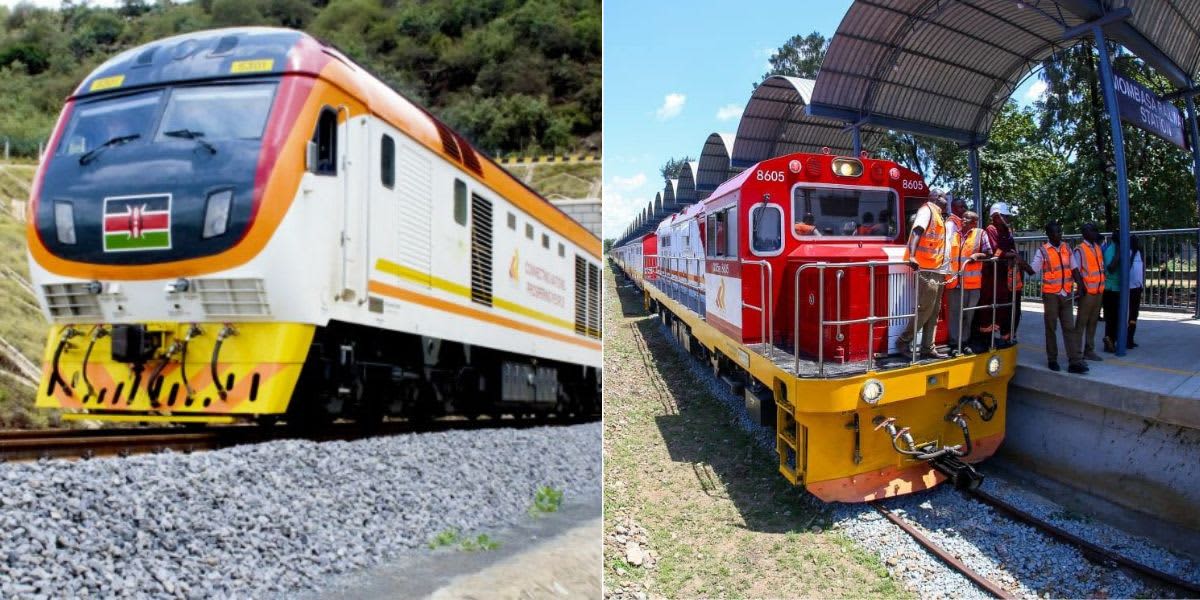 Side-by-side comparison of the Standard Gauge Railway (SGR) and the Metre Gauge Railway (MGR). /KENYA RAILWAYS