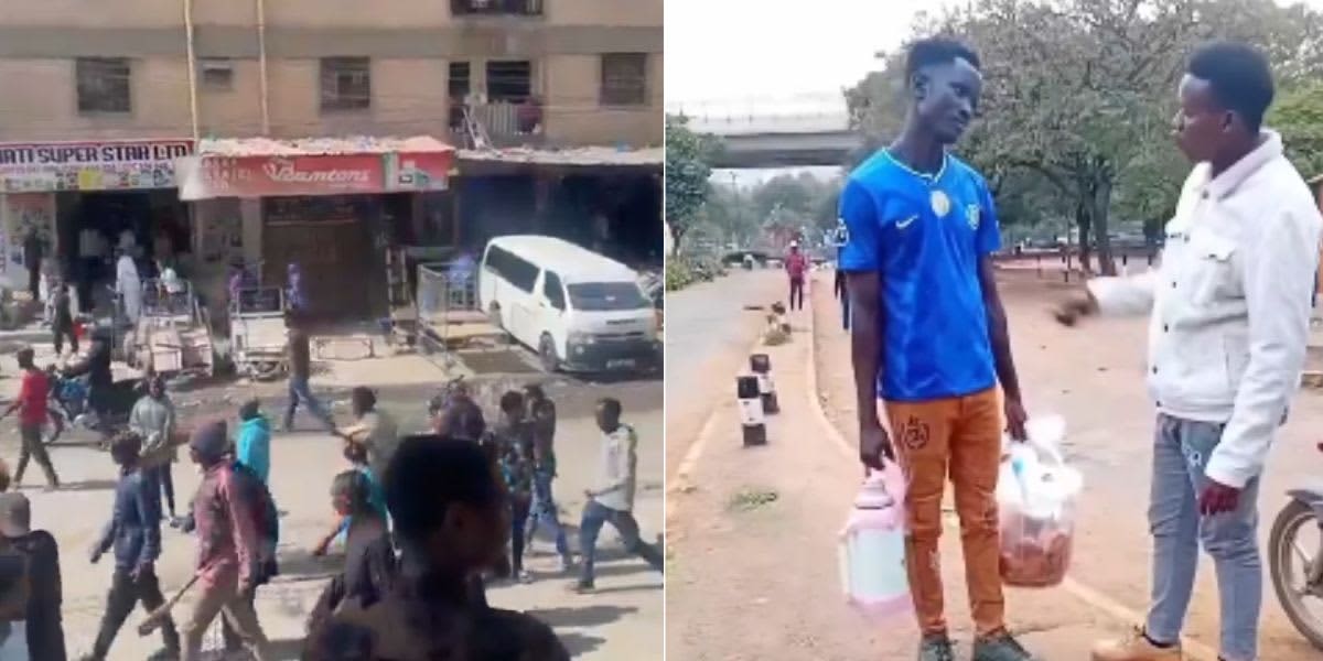 Screengrabs of harassment towards Burundi nationals by locals. /VANTAGE KE