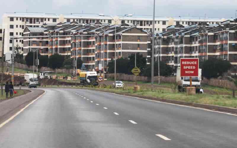 National Housing Corporation houses along the Southern Bypass in Lang'ata, Nairobi. /STANDARD DIGITAL