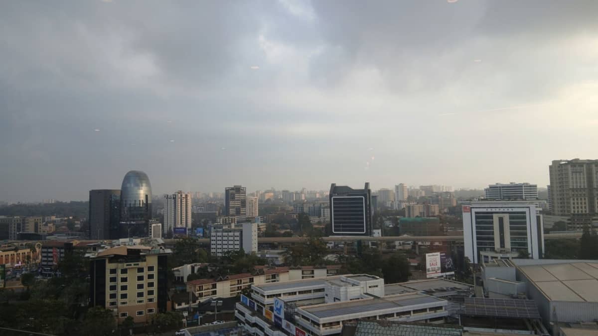 A panoramic view of Westlands in Nairobi as taken on August 1, 2026. /MARVIN CHEGE