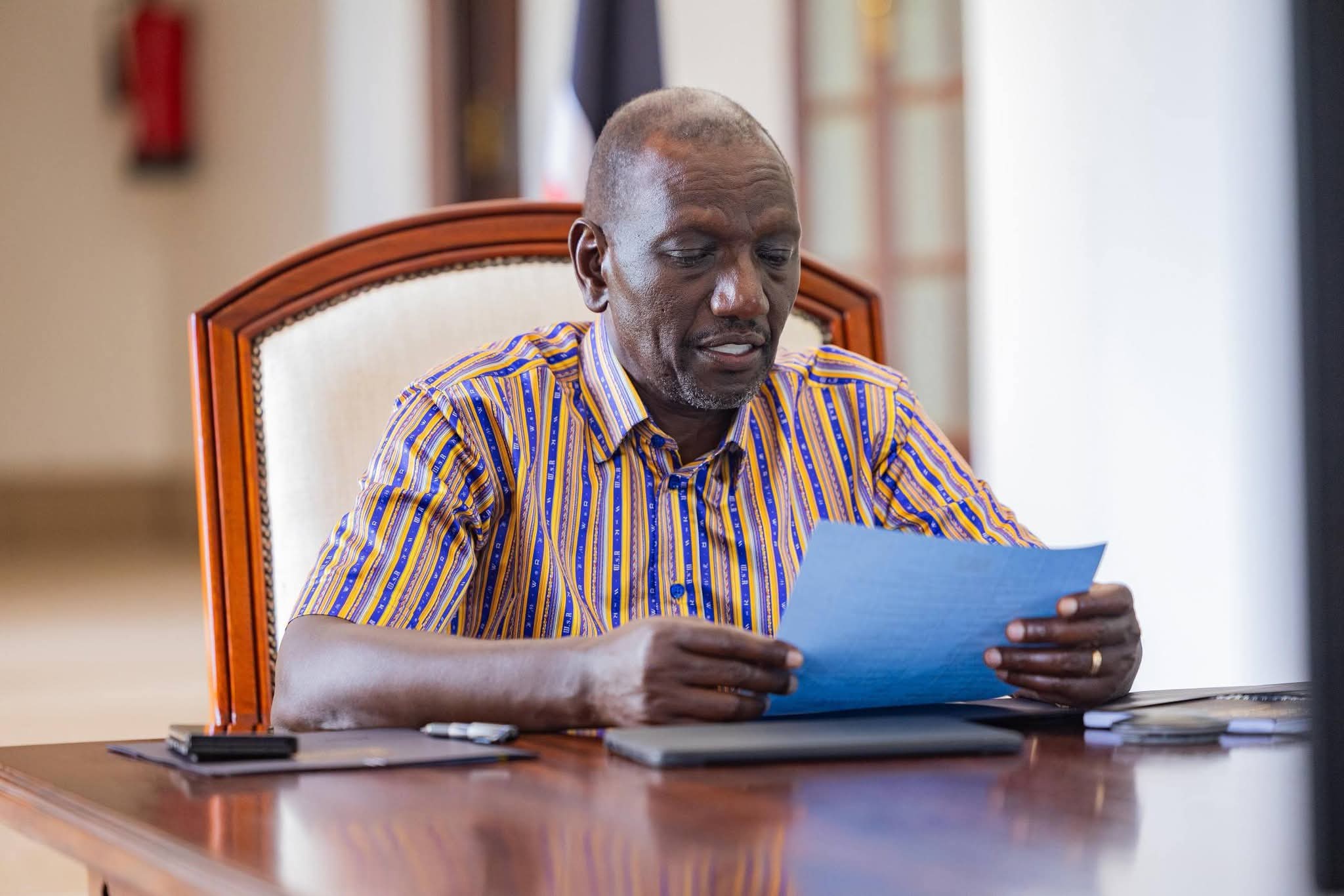 President William Ruto chairing the 4th Session of the Virtual Ad Hoc Oversight Committee of Heads of State on the African Union Institutional Reforms on May 25, 2026. /PCS