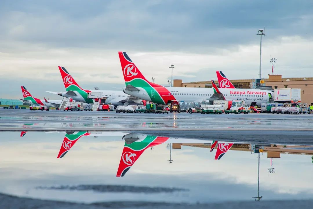 A photo of Kenya Airways planes at Jomo Kenyatta International Airport (JKIA). /KENYA AIRWAYS