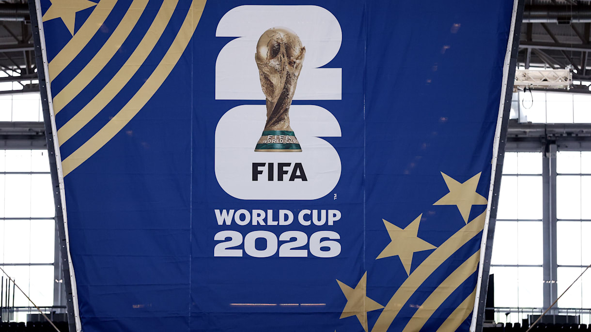 A banner for the upcoming 2026 FIFA World Cup. /OLYMPICS.COM