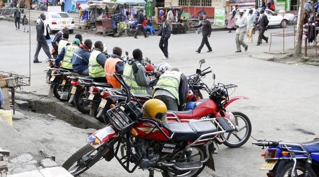 Photo of boda boda motorcycles parked in Nairobi. /CAPITAL GROUP