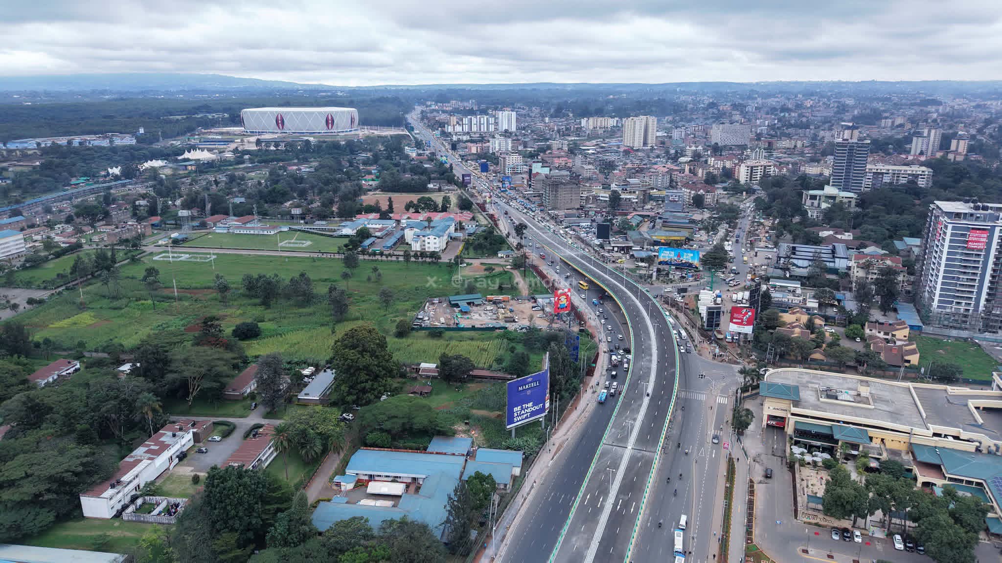 An image of the Ngong Road–Naivasha Road Junction Flyover. /RAYMOND OMOLLO