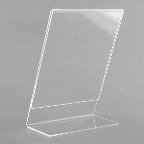 A4 məlumat tutucu, məlumat tutucu, menu holder, menu tutucu, Paper Holder, Plastik masaüstü, Стойка для бумаги формата А4