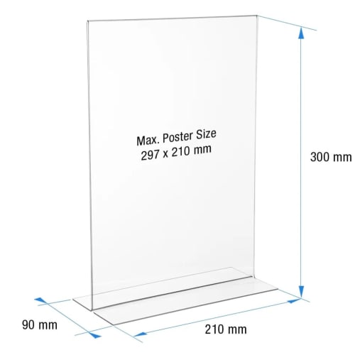 A4 məlumat tutucu, A4 Paper Holder, Azerbaijan, AZN, Baku, məlumat tutucu, menu holder, menu tutucu, Plastik A4, Стойка для бумаги формата А4