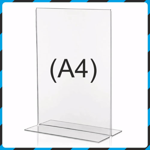 A4 məlumat tutucu, A4 Paper Holder, Azerbaijan, AZN, Baku, məlumat tutucu, menu holder, menu tutucu, Plastik A4, Стойка для бумаги формата А4