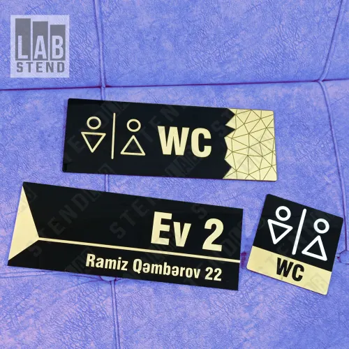 Door signs, Qapı önü yönləndirmə lövhələri, Дверные таблички