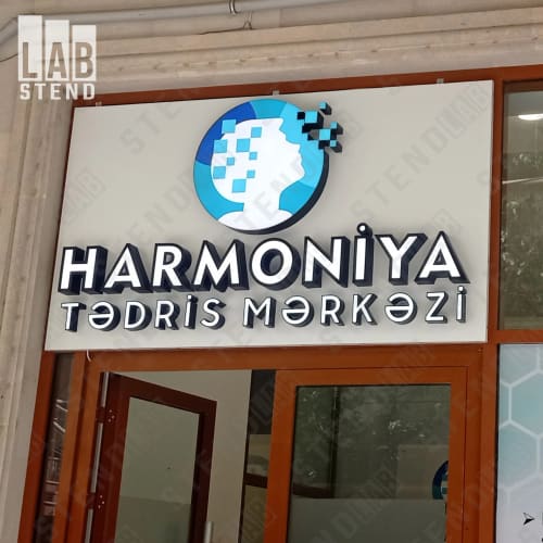 Illuminated letters, Qabarıq işıqlı hərflər, Световые буквы