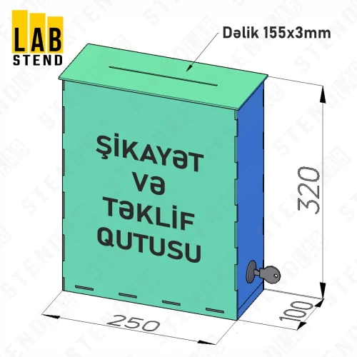 Desktop complaint and suggestion box, Masaüstü Şikayət və Təklif Qutusu, Şikayət və təklif qutusu, Настольный ящик для жалоб и предложений