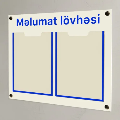 ciblikli lövhər, cibliy, Elan lövhəsi, İnfo board, məlumat tutucu, şəfaf, Информационные стенды
