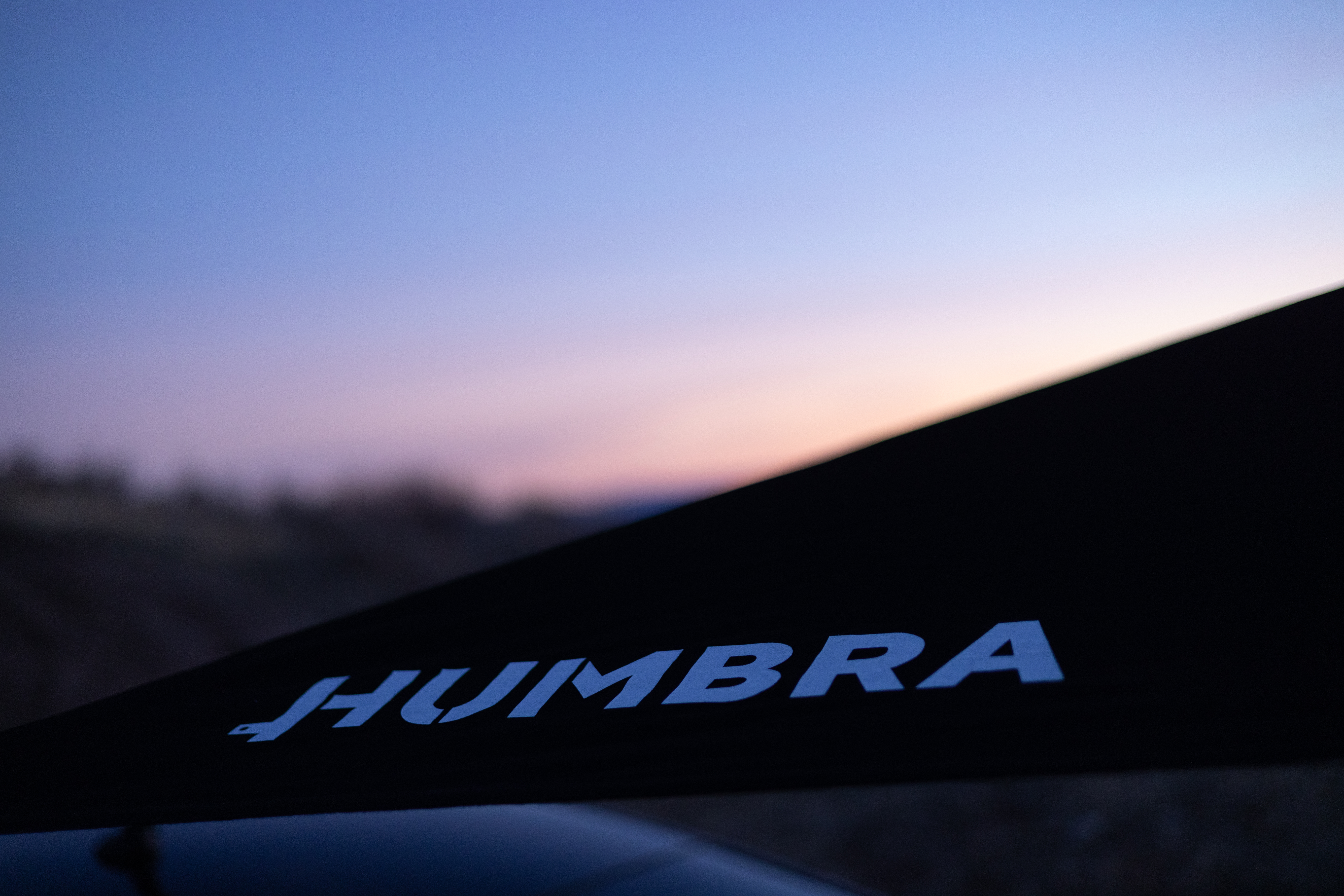 Humbra canvas at sunset
