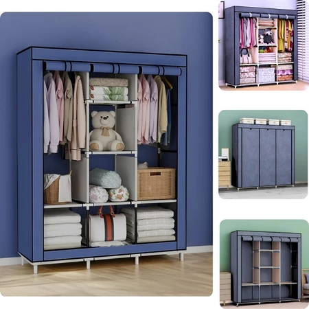 Guarda-Roupa Dobrável Descontok leve, resistente e organizado