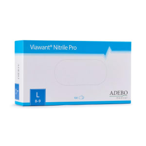 Nitrilhandschuhe blau puderfrei latexfrei Einweg, Viawant Nitrile Pro