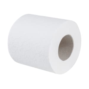 Toilettenpapier Kleinrolle 2-lagig 250 Blatt Zellstoff hochweiß, Huchtemeier