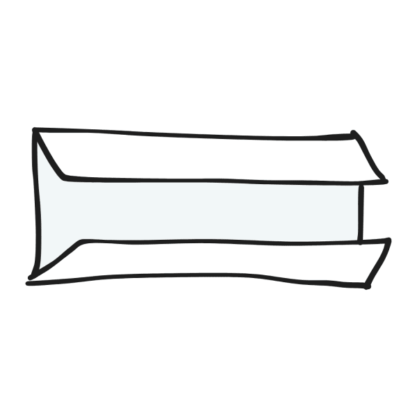 C-Falz Falthandtuch — C-förmige Faltung