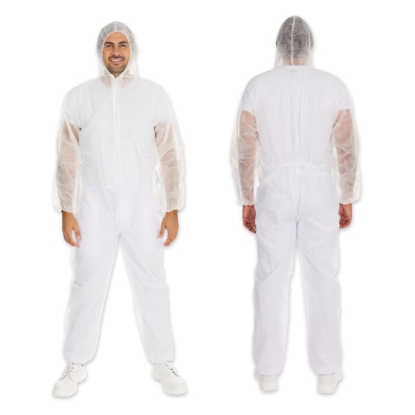 HygoNorm® Overalls Light mit Kapuze PP