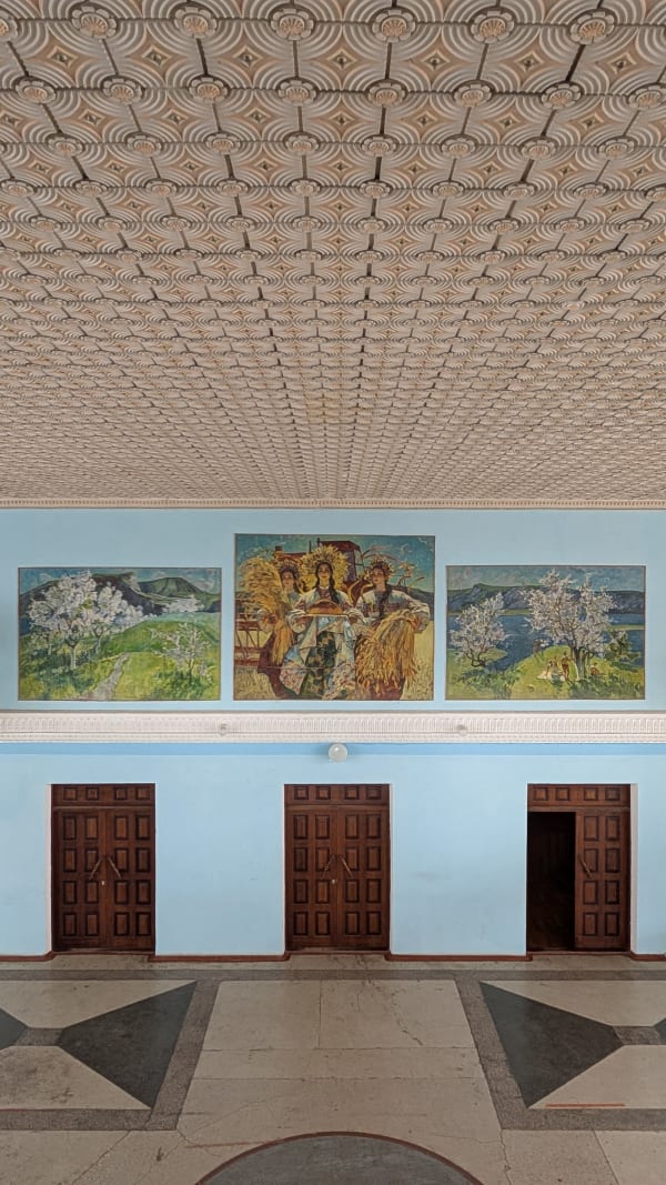 Mural - Harvest and Spring - Rașcov House of Culture
