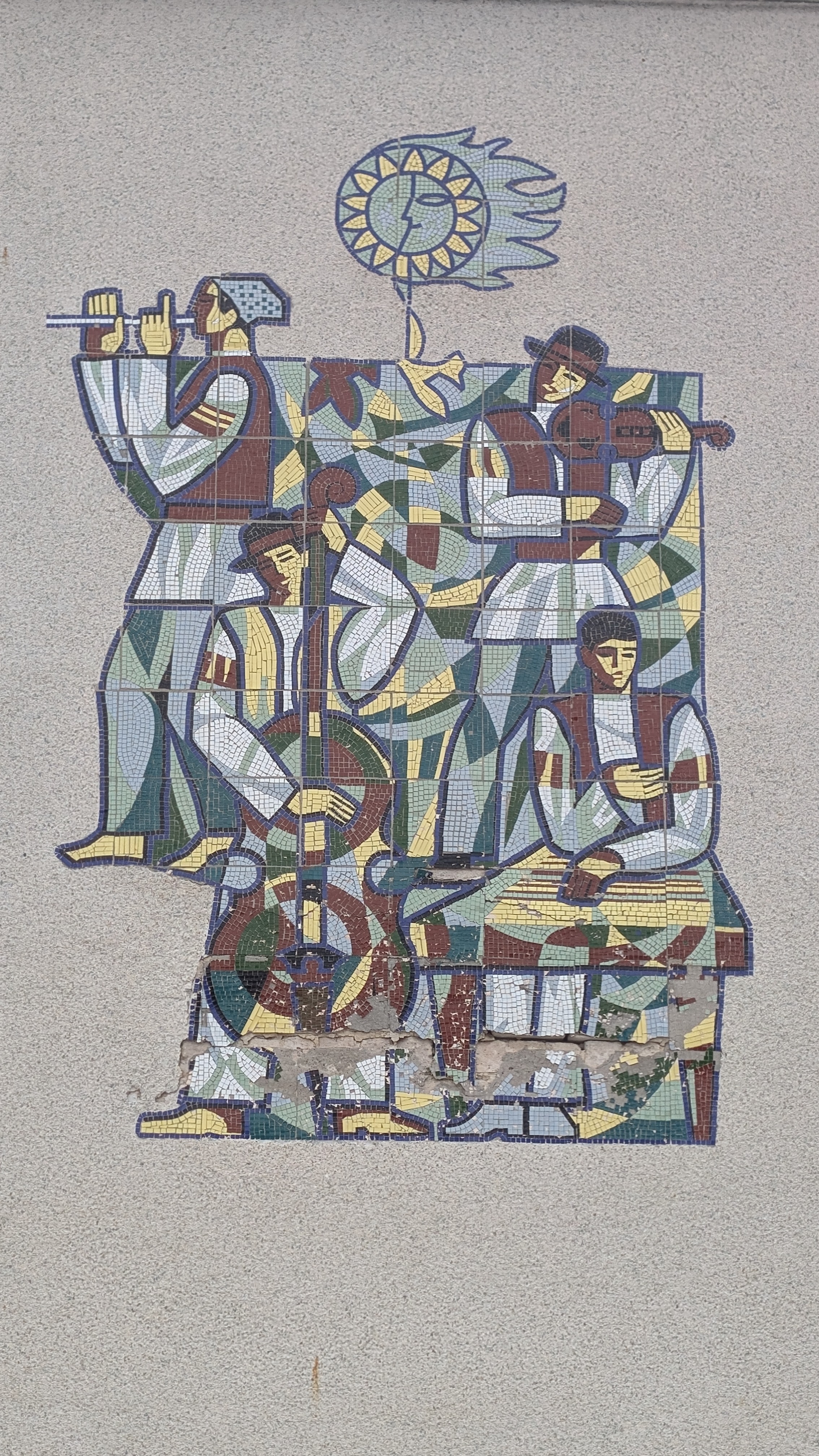 Mosaic - Dancers - Hristovaia House of Culture