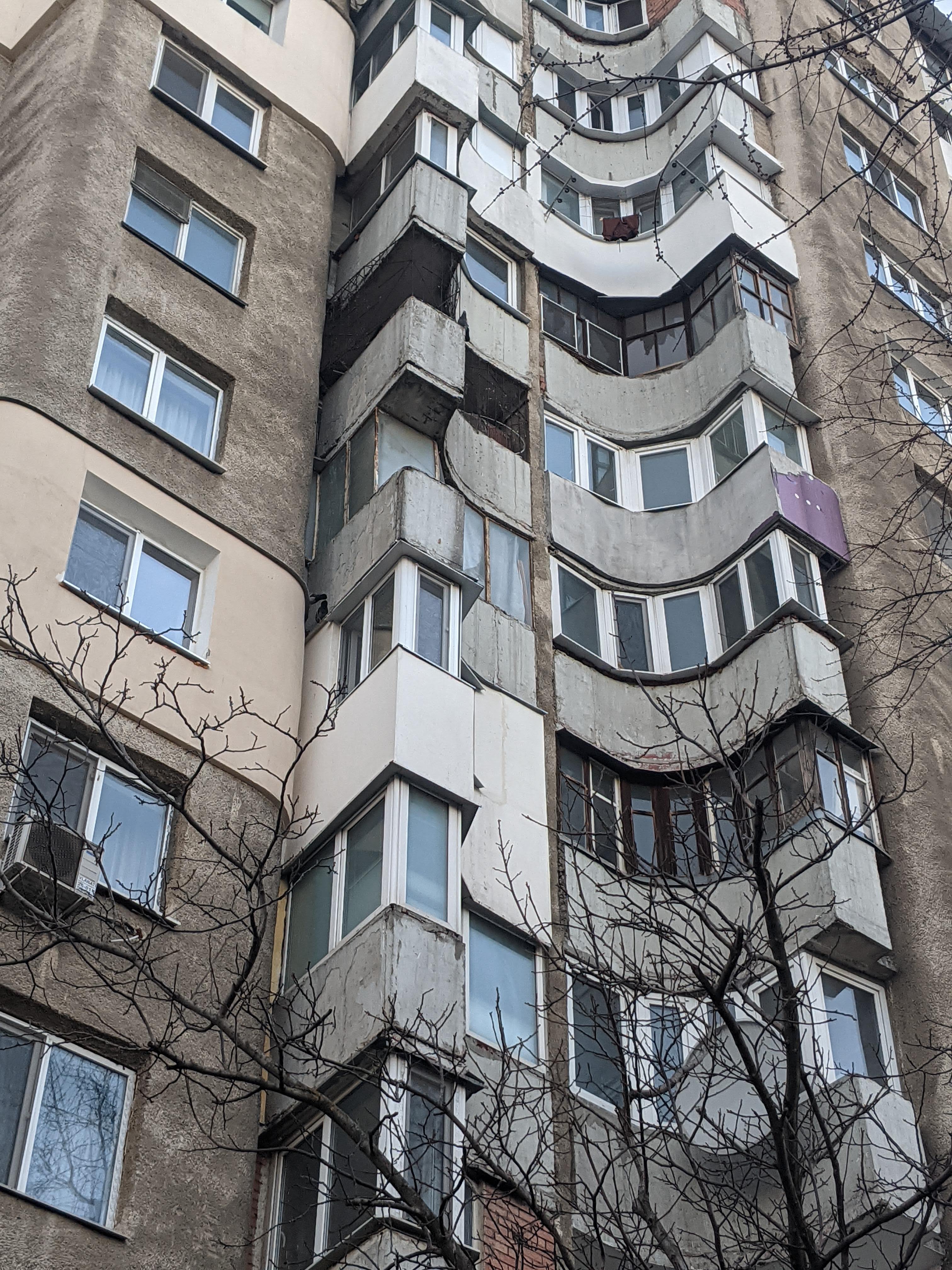 soviet brutalist residential, Chișinău, Moldova (1950s-1970s?)