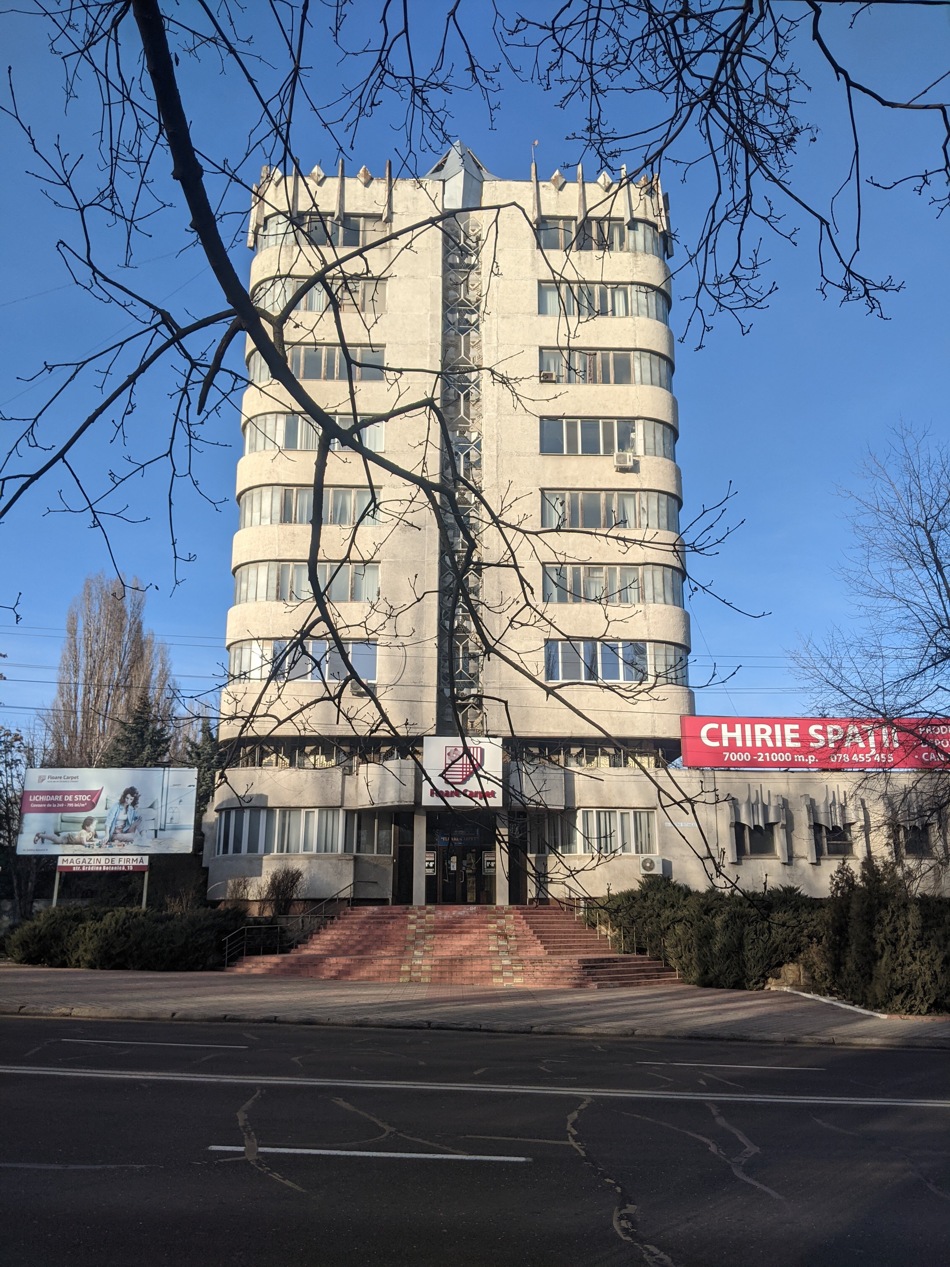 soviet brutalist residential, Chișinău, Moldova (Socialist Modernist)