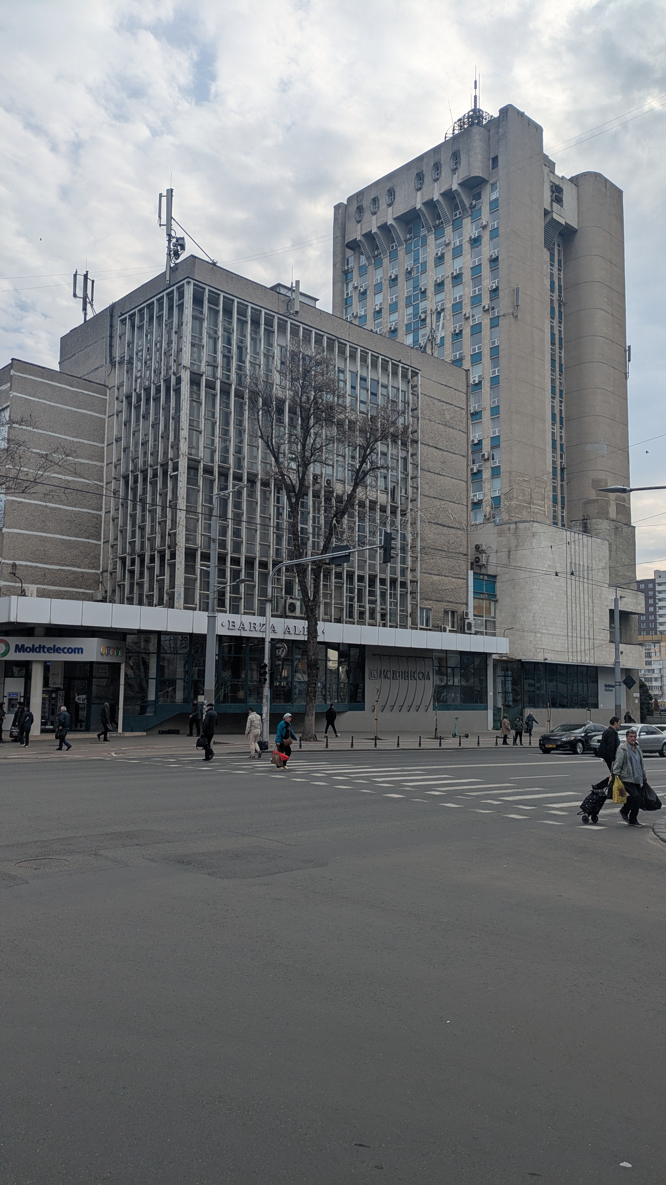 soviet brutalist industry, by Victor Dubok, Chișinău, Moldova (1967)