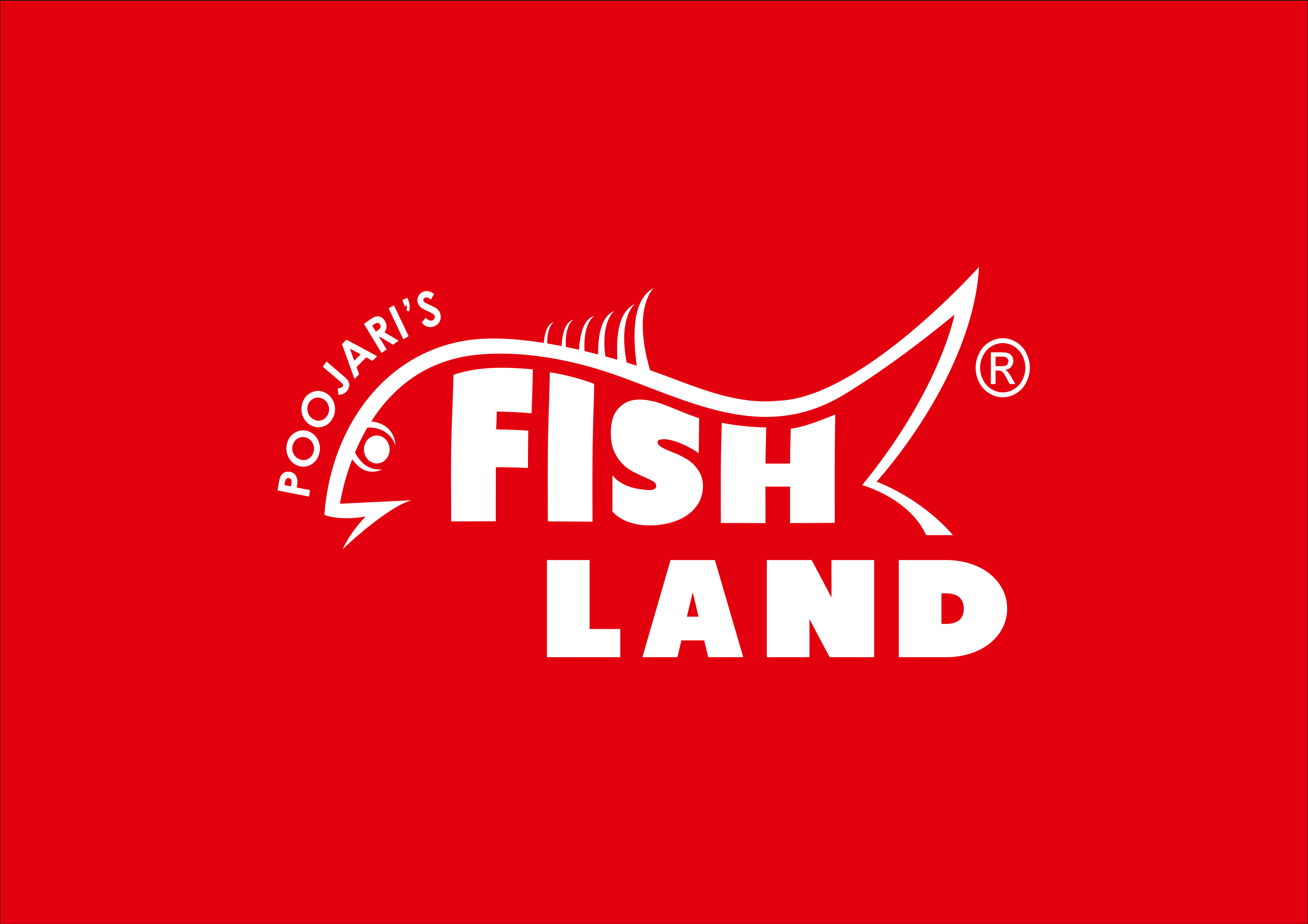 Poojari's FishLand Logo