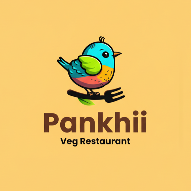 Pankhii Veg Restaurant Logo
