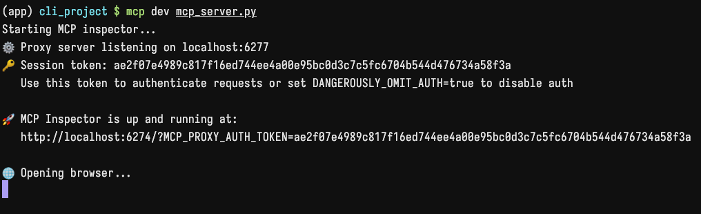 mcp-cli-start