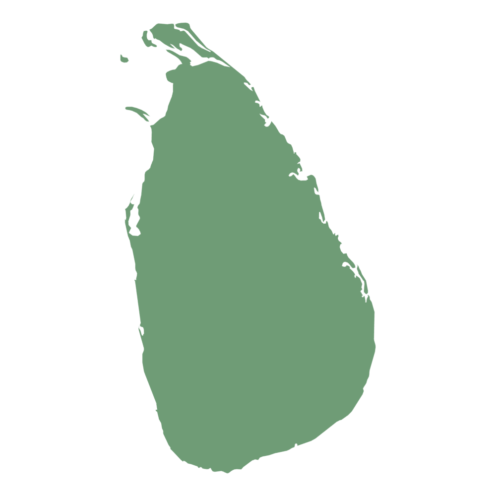Sri Lanka Outline Map