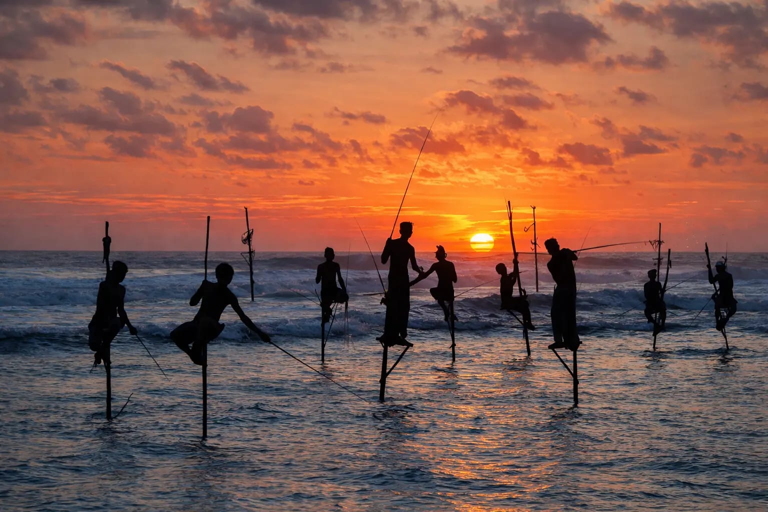 Stilt Fishing