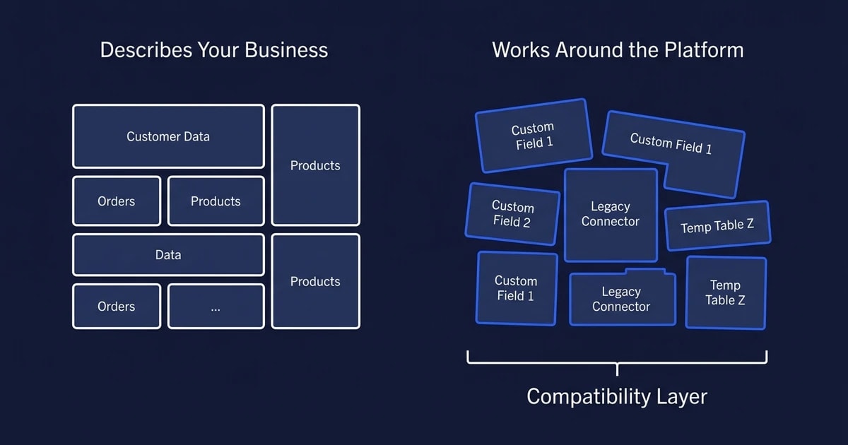 "Describes Your Business", "Works Around the Platform", "Compatibility Layer"