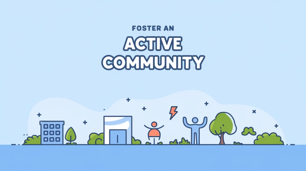 Foster an active community