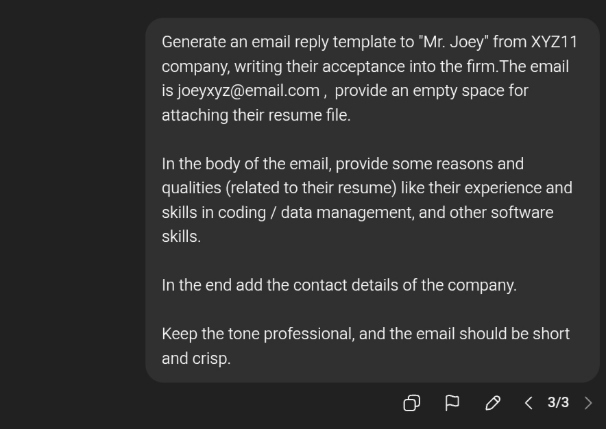 Generating an Email Template Using ChatGPT