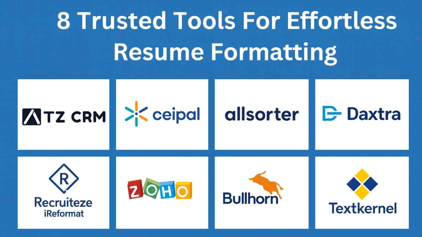 Popular CV Formatting Software for Recruiters