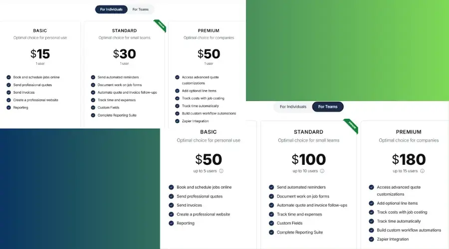 Pricing Plans for Fieldified
