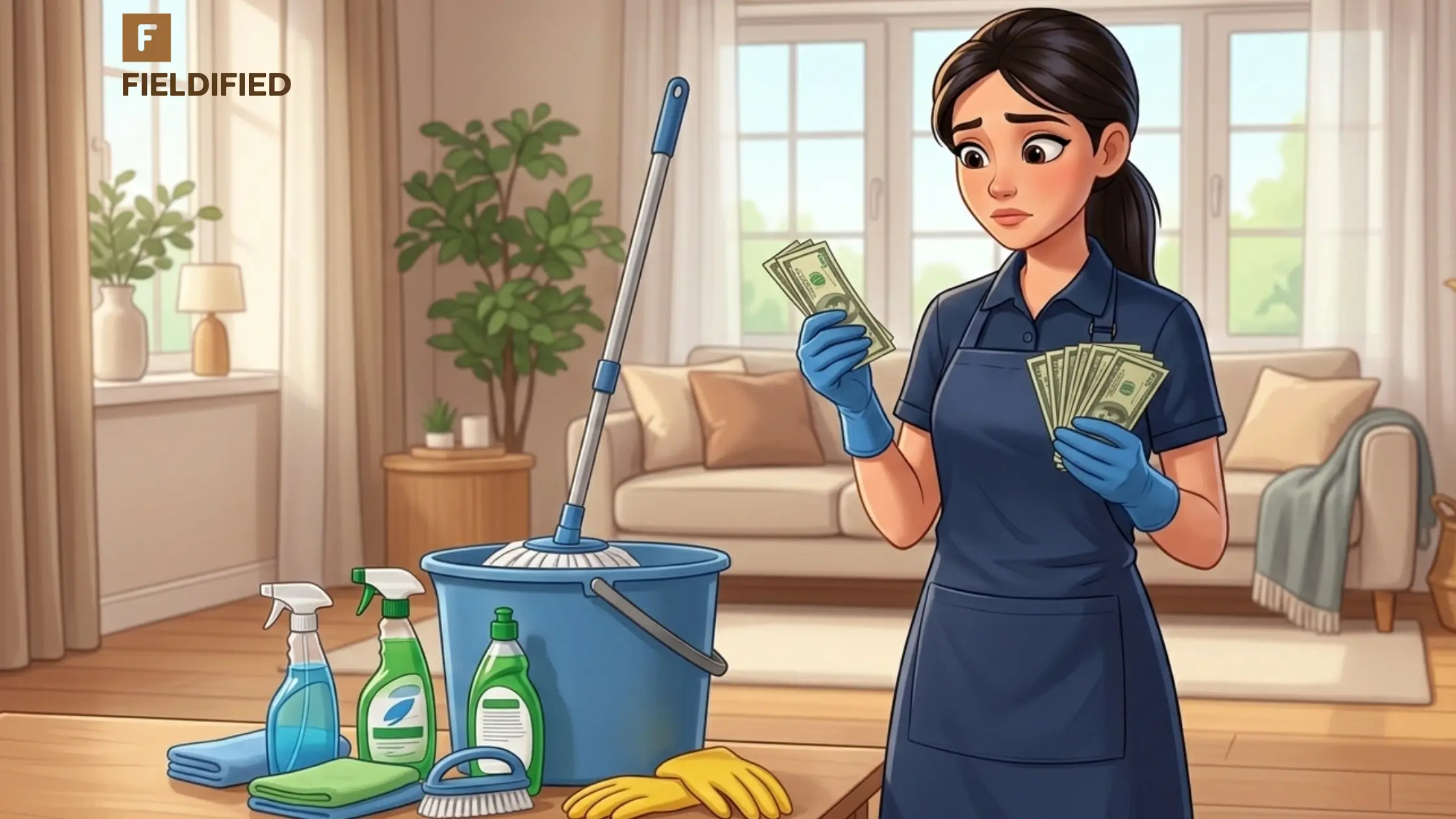 Leer hoeveel je moet vragen voor huis schoonmaken in 2026 met slimme formules, prijsstrategieën en winstgevende manieren om kosten te berekenen voor je bedrijf.