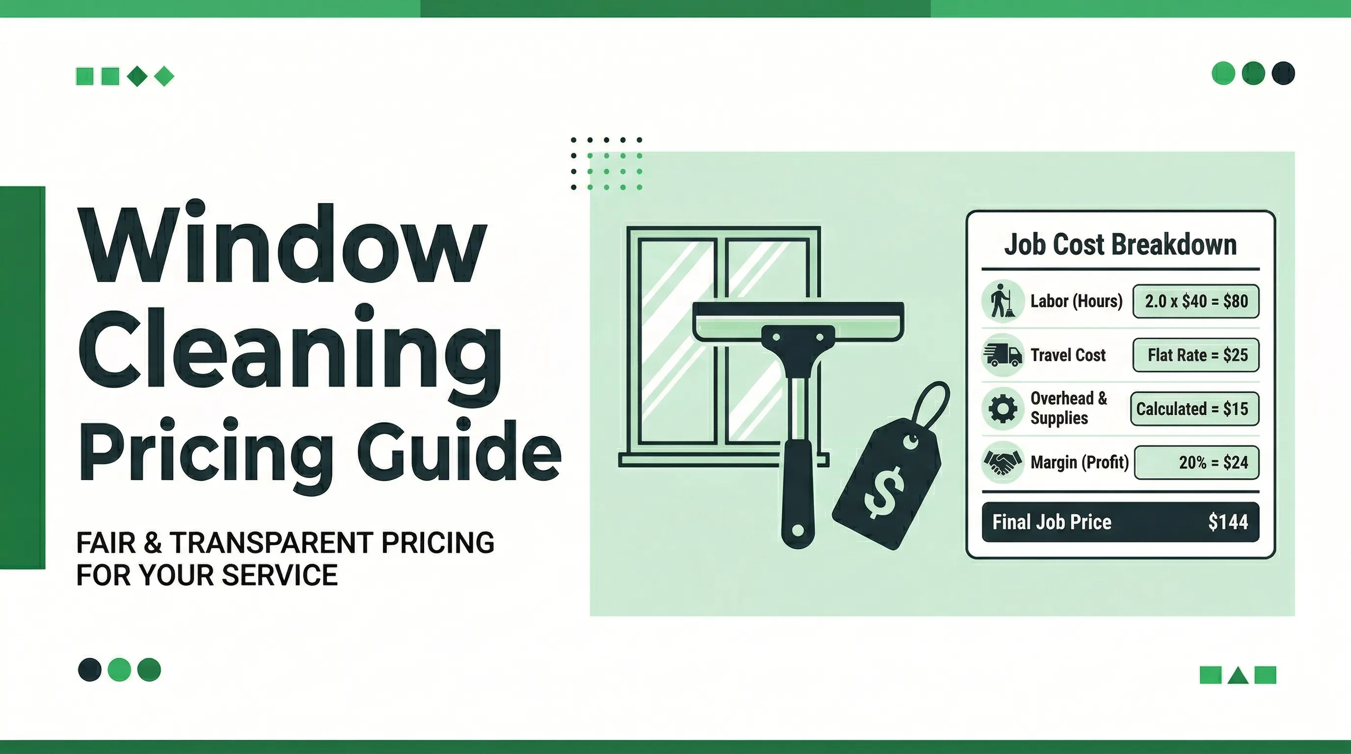 Window Cleaning Pricing Guide: How to Charge for Your Services