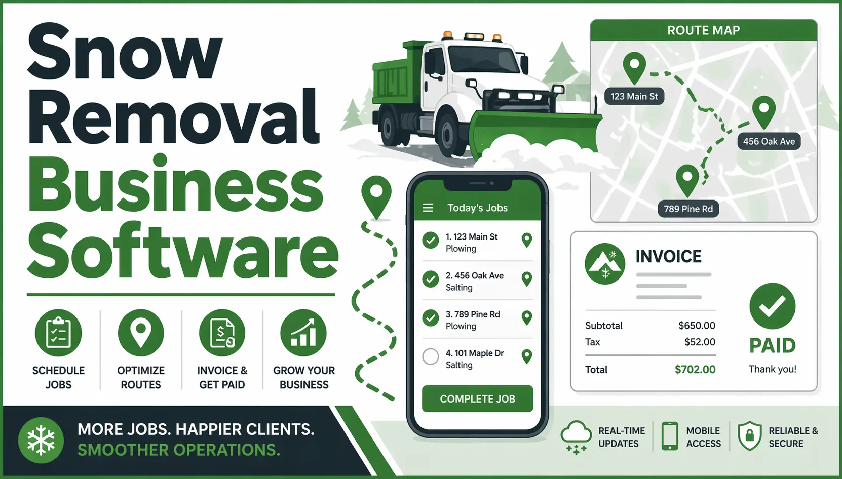Best Snow Removal Business Software: Manage Routes, Crews, and Invoices