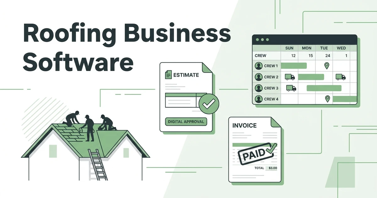 Roofing Business Software: Manage Estimates, Crews, and Payments