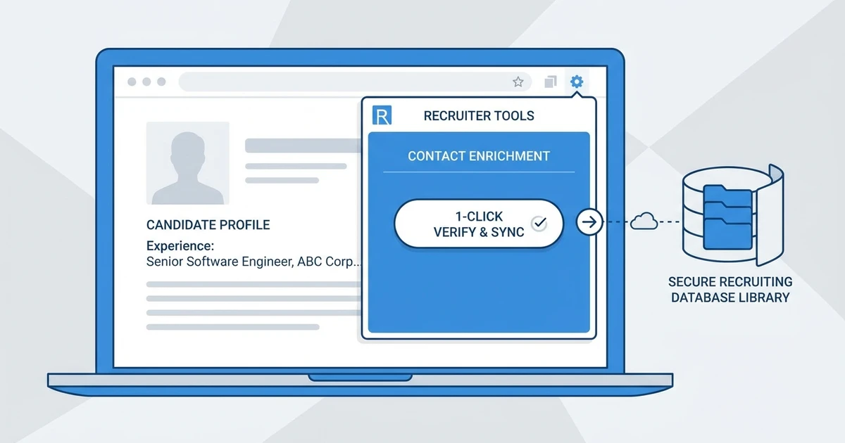 "Data Enrichment", "Verified Email", "Sync to CV Library"