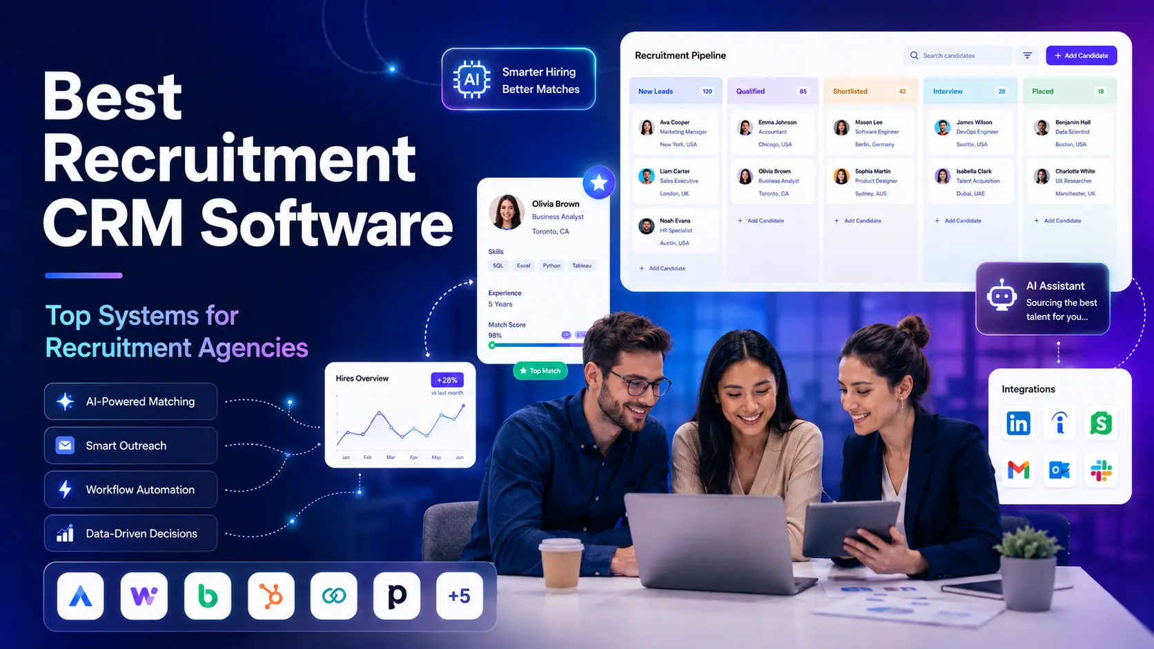 Best Recruitment CRM Software 2026: 12 Top Systems for Agencies