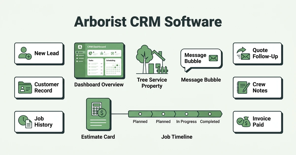 Arborist CRM Software: Keep Clients, Jobs, and Follow-Ups Organized