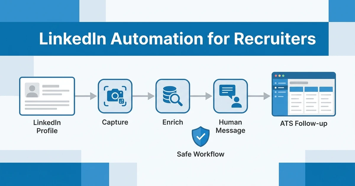 LinkedIn Automation for Recruiters: Safe ATS Workflows