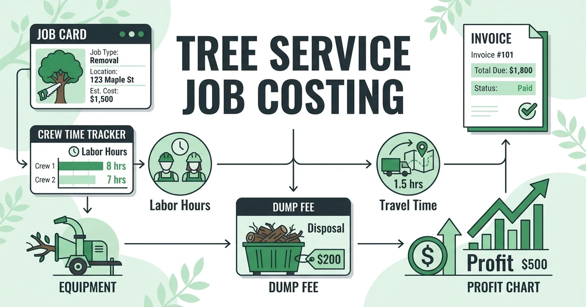 Tree Service Job Costing: Track Labor, Equipment, and Profit