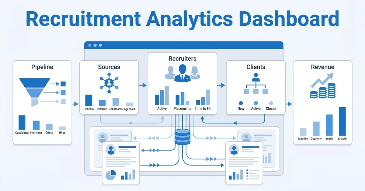 Recruitment Analytics Dashboard: KPI Checklist for Agencies