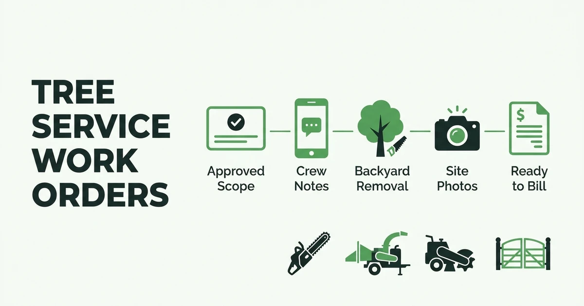 Tree Service Work Order Software: Keep Crews Organized