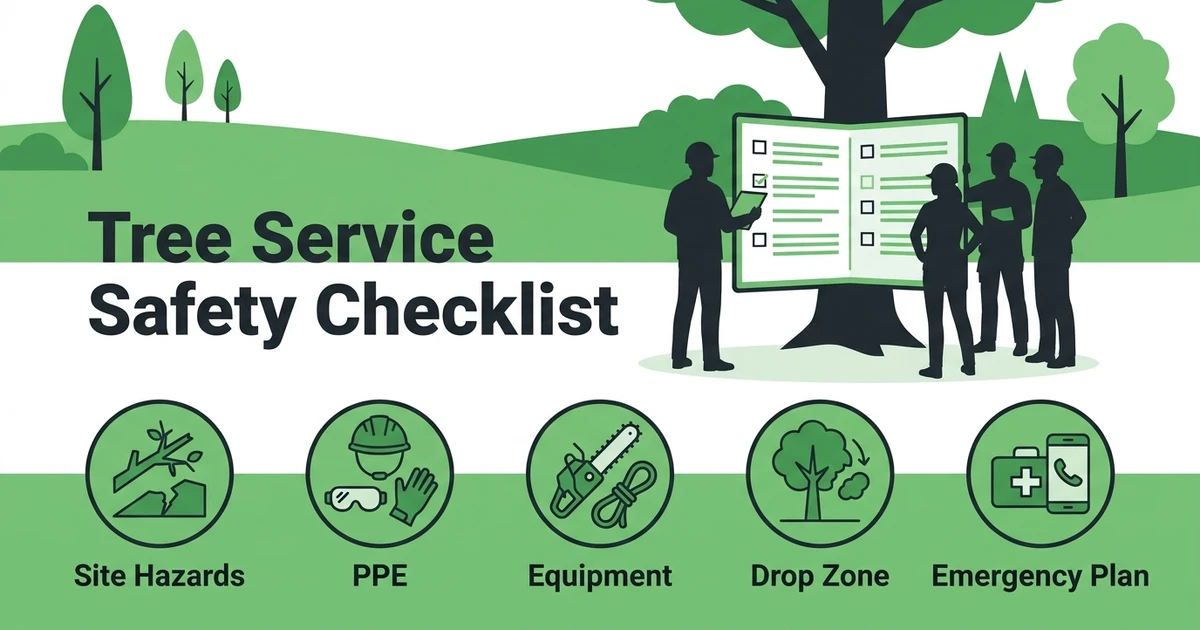 Tree Service Safety Checklist: Pre-Job Checks for Every Crew